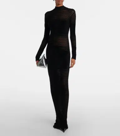 Mugler re/edit semi-sheer gown | Thumbnail 5