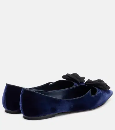 Roger Vivier Rose Vivier velvet ballet flats | Thumbnail 2 Roger Vivier Rose Vivier velvet ballet flats | Thumbnail 2