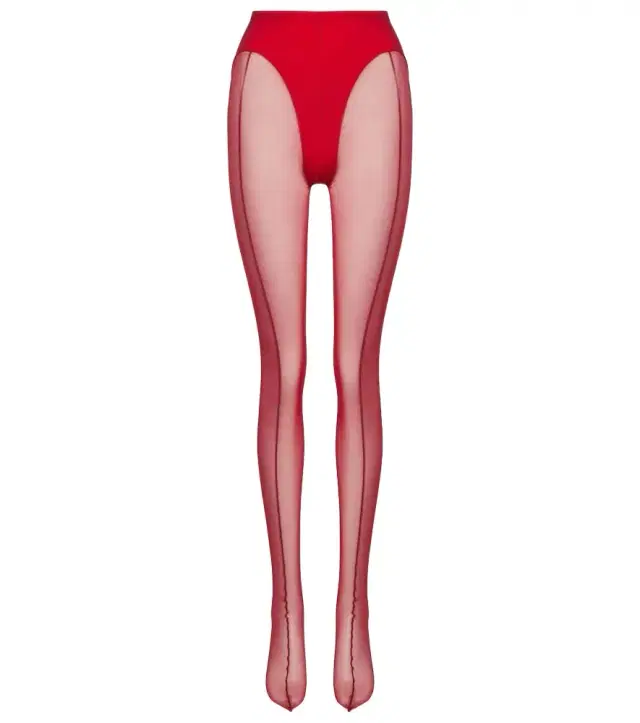 re/edit sheer tulle tights