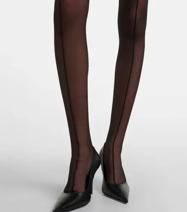 Mugler re/edit sheer tulle tights | Thumbnail 3 Mugler re/edit sheer tulle tights | Thumbnail 3