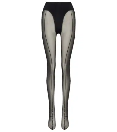 Mugler re/edit sheer tulle tights | Thumbnail 1 Mugler re/edit sheer tulle tights | Thumbnail 1