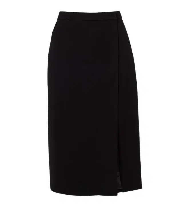 re/edit high-rise wrap skirt