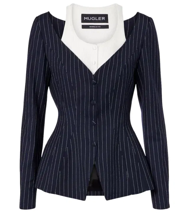 Mugler re/edit Les Salades wool jacket