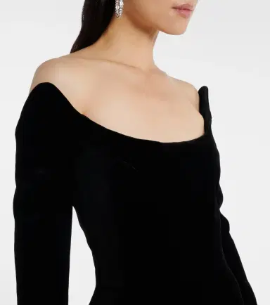 Mugler re/edit Les Méduses velvet corset gown | Thumbnail 4 Mugler re/edit Les Méduses velvet corset gown | Thumbnail 4