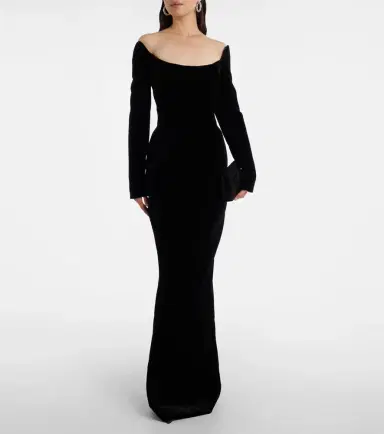 Mugler re/edit Les Méduses velvet corset gown | Thumbnail 5 Mugler re/edit Les Méduses velvet corset gown | Thumbnail 5