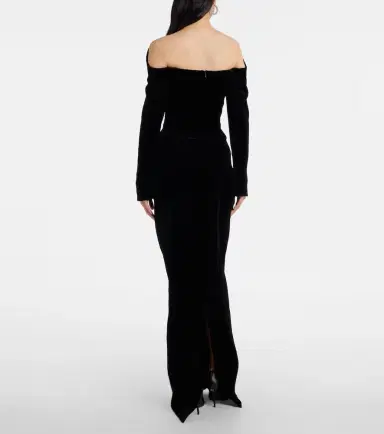 Mugler re/edit Les Méduses velvet corset gown | Thumbnail 6 Mugler re/edit Les Méduses velvet corset gown | Thumbnail 6