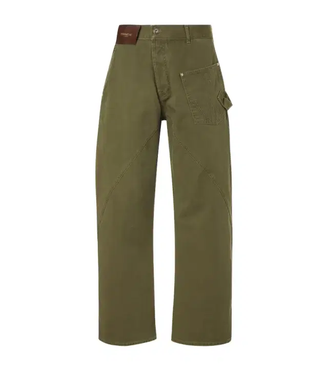 Twisted straight jeans