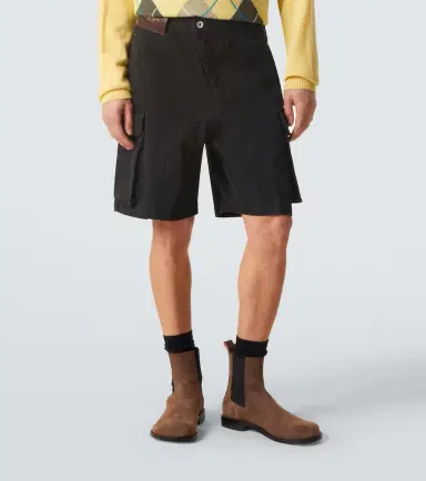 JW Anderson Twisted cotton shorts | Thumbnail 2 JW Anderson Twisted cotton shorts | Thumbnail 2