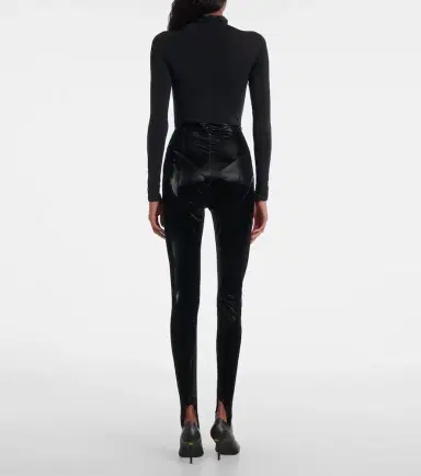 Mugler re/edit high-rise stirrup leggings | Thumbnail 2