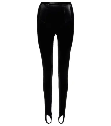 Mugler re/edit high-rise stirrup leggings | Thumbnail 1