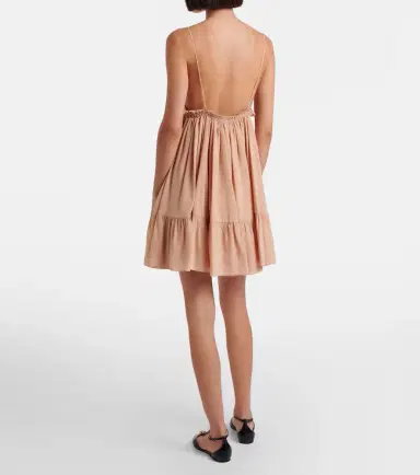 Chloe Chloé Silk crêpe minidress | Thumbnail 2