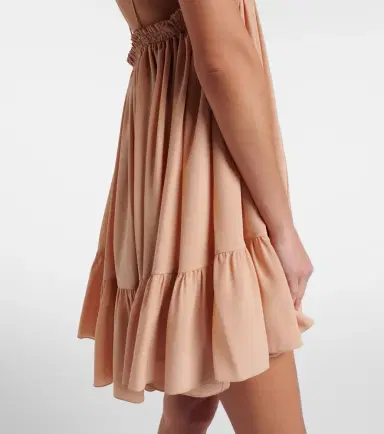 Chloe Chloé Silk crêpe minidress | Thumbnail 3