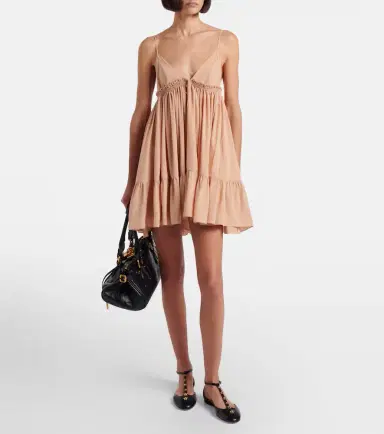 Chloe Chloé Silk crêpe minidress | Thumbnail 5