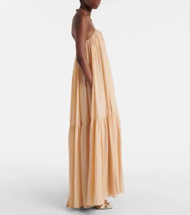 Chloé Chloé Silk maxi dress | Thumbnail 3