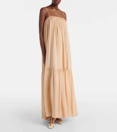 Chloé Chloé Silk maxi dress | Thumbnail 4