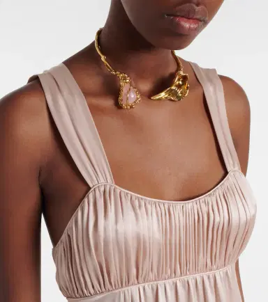 Chloé Chloé Silk midi dress | Thumbnail 3 Chloé Chloé Silk midi dress | Thumbnail 3