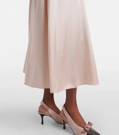 Chloé Chloé Silk midi dress | Thumbnail 6 Chloé Chloé Silk midi dress | Thumbnail 6