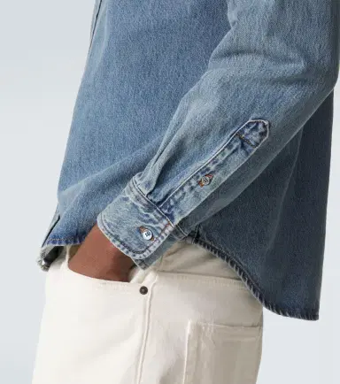 Ami Paris Denim shirt | Thumbnail 4