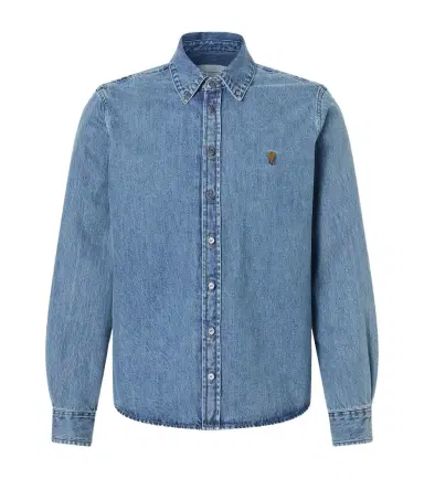 Ami Paris Denim shirt | Thumbnail 1