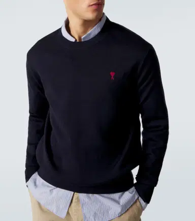 Ami Paris Ami De Caur wool sweater | Thumbnail 2