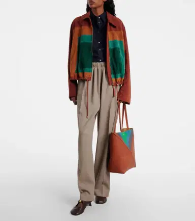 Loewe Balloon suede blouson | Thumbnail 6 Loewe Balloon suede blouson | Thumbnail 6
