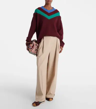Loewe Trompe l'ail wool sweater | Thumbnail 4