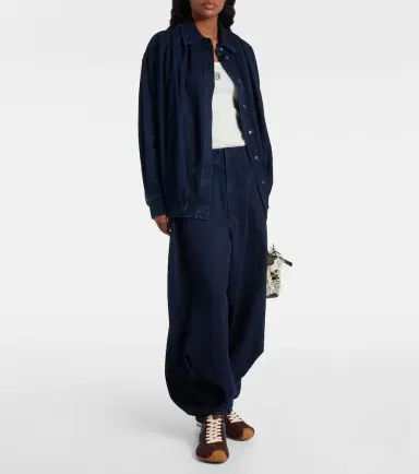 Loewe Draped wide-leg jeans | Thumbnail 2 Loewe Draped wide-leg jeans | Thumbnail 2