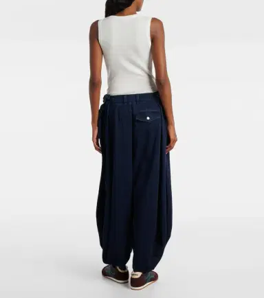 Loewe Draped wide-leg jeans | Thumbnail 3 Loewe Draped wide-leg jeans | Thumbnail 3
