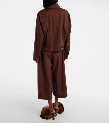 Loewe Belted cotton and silk twill blouson | Thumbnail 2 Loewe Belted cotton and silk twill blouson | Thumbnail 2