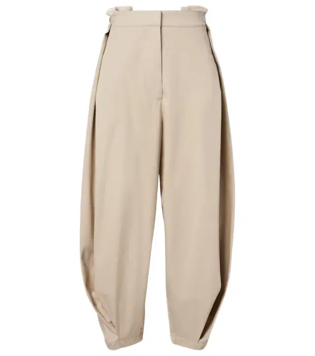 Loewe Cotton and silk twill balloon pants