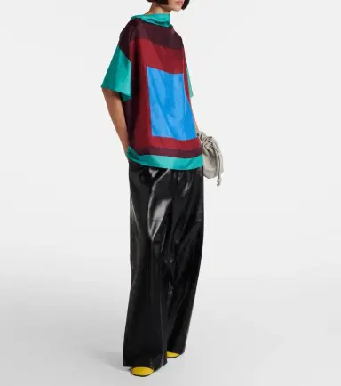 Loewe Printed silk satin top | Thumbnail 2