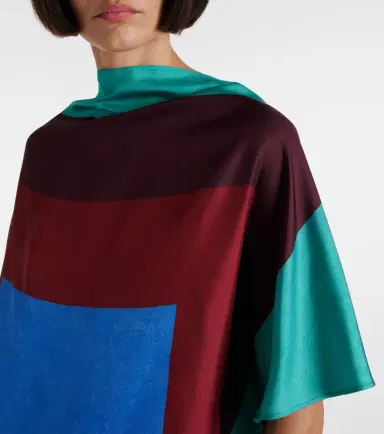 Loewe Printed silk satin top | Thumbnail 5