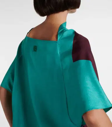 Loewe Printed silk satin top | Thumbnail 6