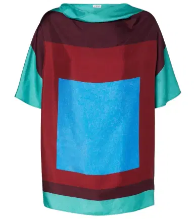 Loewe Printed silk satin top | Thumbnail 1