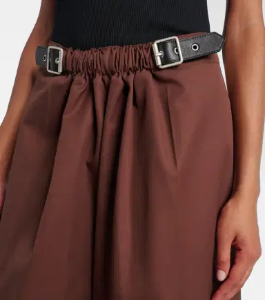 Loewe High-rise cotton and silk culottes | Thumbnail 5 Loewe High-rise cotton and silk culottes | Thumbnail 5