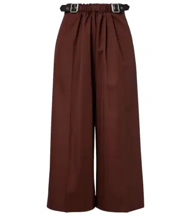 Loewe High-rise cotton and silk culottes | Thumbnail 1 Loewe High-rise cotton and silk culottes | Thumbnail 1