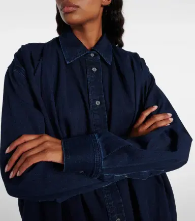 Loewe Draped denim shirt | Thumbnail 4 Loewe Draped denim shirt | Thumbnail 4
