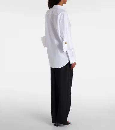 Loewe Layered cotton poplin shirt | Thumbnail 3 Loewe Layered cotton poplin shirt | Thumbnail 3