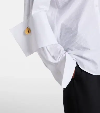 Loewe Layered cotton poplin shirt | Thumbnail 4 Loewe Layered cotton poplin shirt | Thumbnail 4