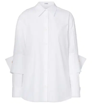 Loewe Layered cotton poplin shirt | Thumbnail 1 Loewe Layered cotton poplin shirt | Thumbnail 1