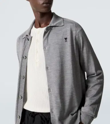 Ami Paris Wool cardigan | Thumbnail 2