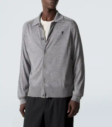Ami Paris Wool cardigan | Thumbnail 3