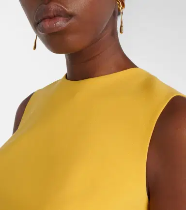 Carolina Herrera Wool-blend crop top | Thumbnail 2