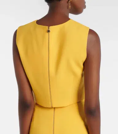 Carolina Herrera Wool-blend crop top | Thumbnail 3