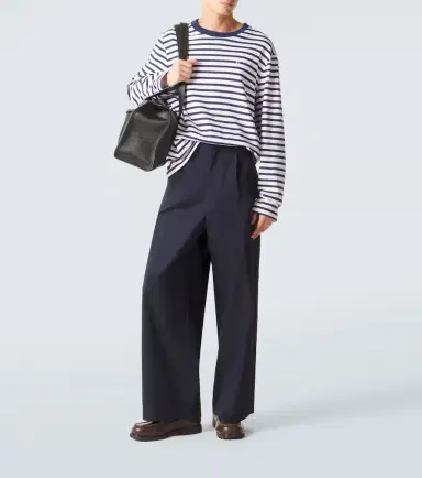 AMI PARIS Striped cotton jersey T-shirt | Thumbnail 4