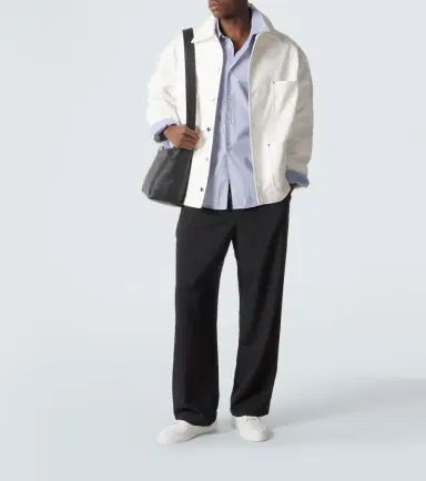 Ami Paris Virgin wool gabardine straight pants | Thumbnail 4