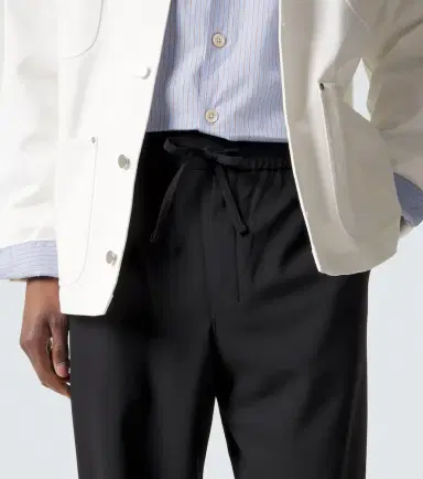 Ami Paris Virgin wool gabardine straight pants | Thumbnail 5