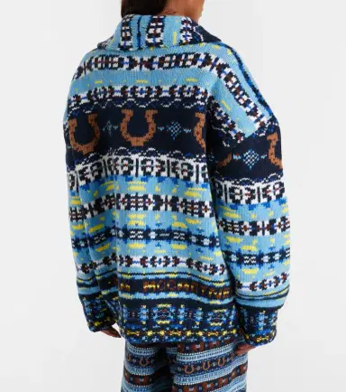Stella McCartney Fair Isle virgin wool cardigan | Thumbnail 6