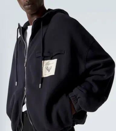 Jacquemus Torneo cotton fleece zip-up hoodie | Thumbnail 5 Jacquemus Torneo cotton fleece zip-up hoodie | Thumbnail 5