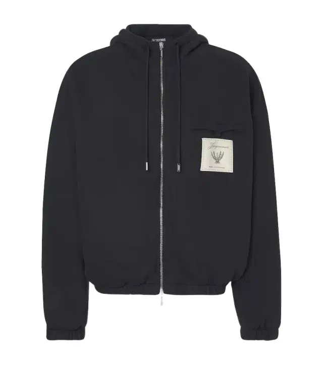 Torneo cotton fleece zip-up hoodie